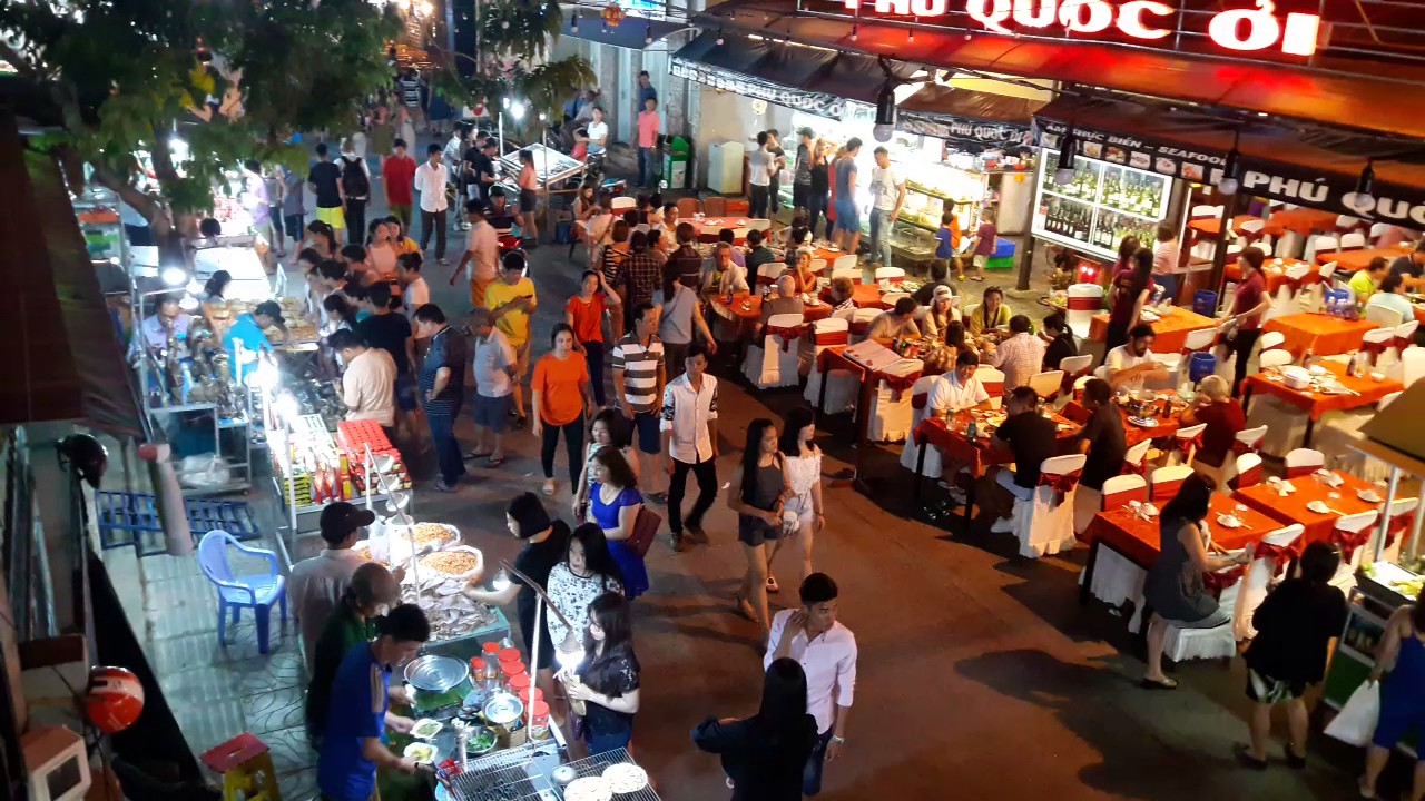 Khám phá chợ đêm Phú Quốc - Thiên Đường Hải Sản